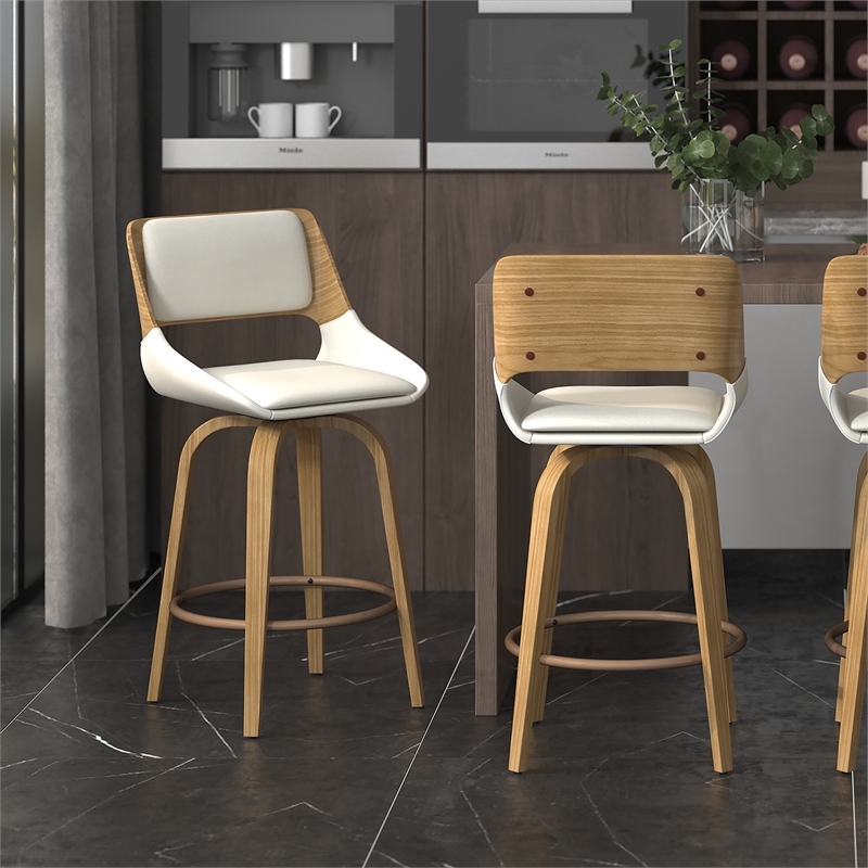 MidCentury Modern Fabric and Wood 26
