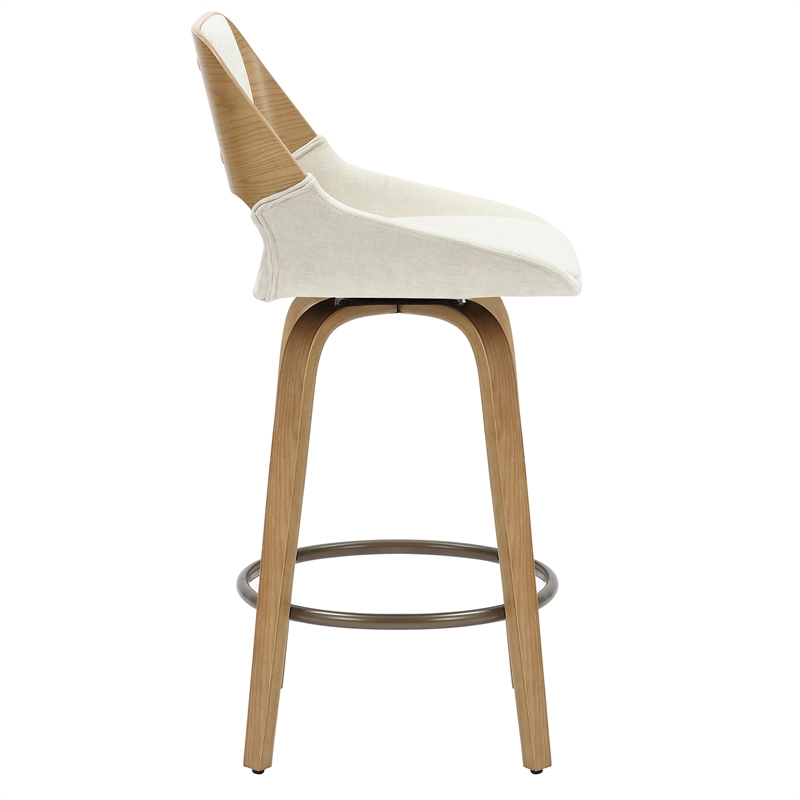 MidCentury Modern Fabric and Wood 26