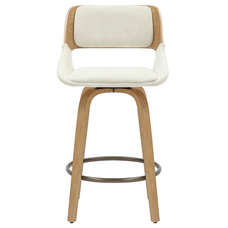 MidCentury Modern Fabric and Wood 26