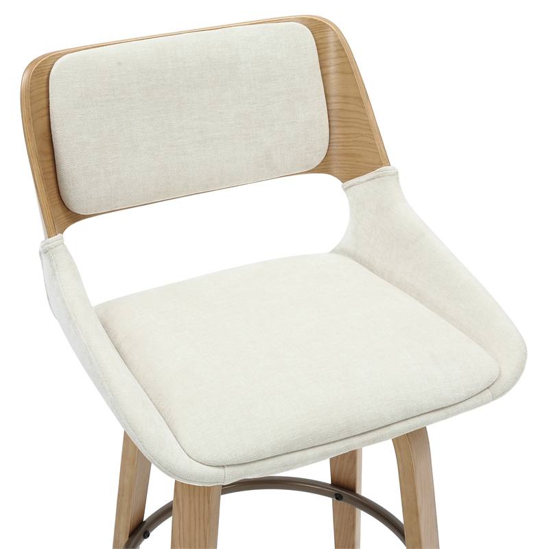 MidCentury Modern Fabric and Wood 26