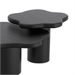 Inspire MidCentury Modern Solid Wood Small Coffee Table Black