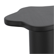 Inspire MidCentury Modern Solid Wood Small Coffee Table Black