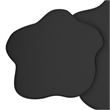 Inspire MidCentury Modern Solid Wood Small Coffee Table Black