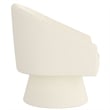 Inspire Modern Boucle Fabric Accent Chair Ivory
