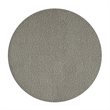 Inspire Modern Boucle Fabric Round Ottoman Grey