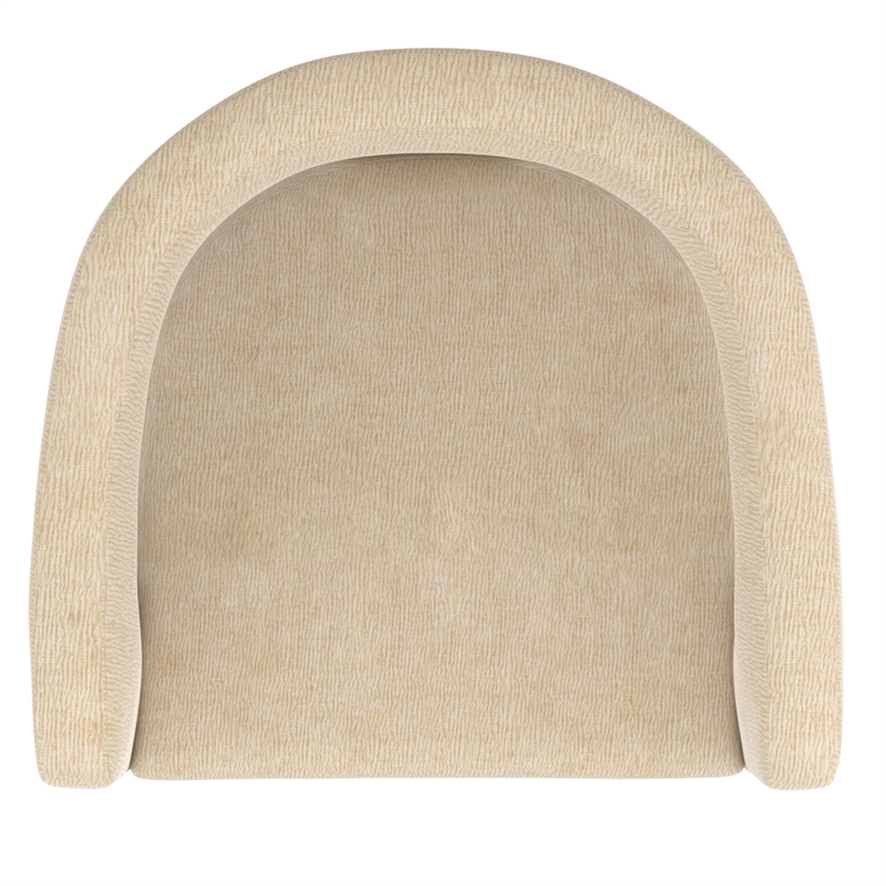 Inspire Modern Fabric Dining Chair in Beige (Set of 2)