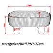 Inspire Modern Fabric Storage Ottoman Bench - Warm Grey