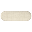 Inspire Modern Fabric Storage Ottoman - Beige