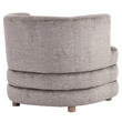 Inspire Contemporary Velvet Accent Chair - Dark Taupe