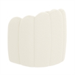 Inspire Modern Faux Fur Accent Chair - Ivory