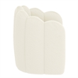 Inspire Modern Faux Fur Accent Chair - Ivory