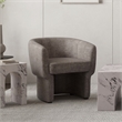 Inspire Contemporary Velvet Accent Chair - Dark Taupe