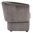 Inspire Contemporary Velvet Accent Chair - Dark Taupe