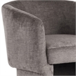 Inspire Contemporary Velvet Accent Chair - Dark Taupe