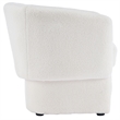 Inspire Contemporary Fabric Accent Chair - White Boucle