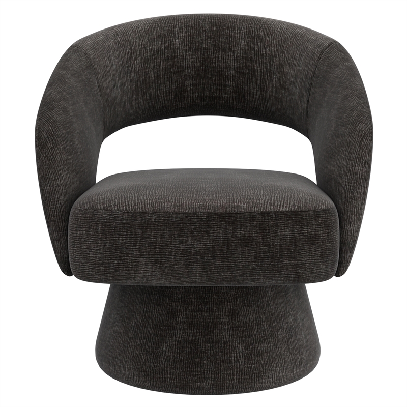 Inspire Modern Fabric Accent Chair - Charcoal