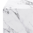 Inspire Contemporary ECC Concrete Square Accent Table - White