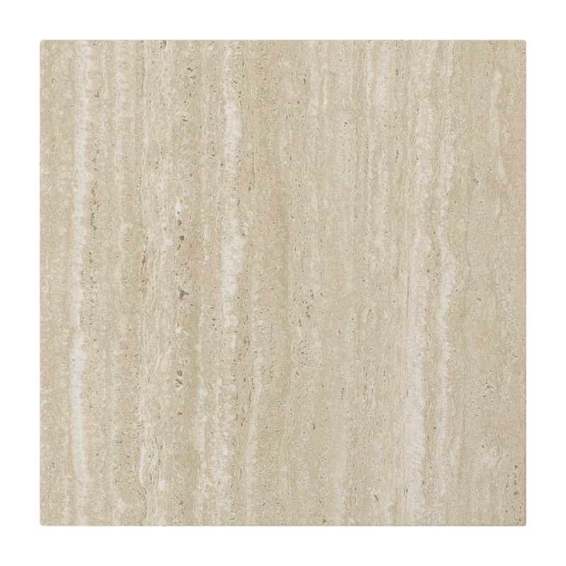 Inspire Contemporary ECC Concrete Square Accent Table - Travertine