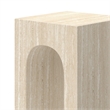 Inspire Contemporary ECC Concrete Square Accent Table - Travertine