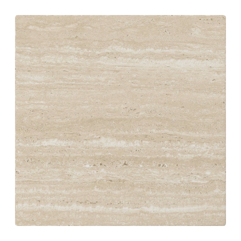Inspire Contemporary ECC Concrete Square Accent Table - Travertine