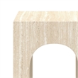 Inspire Contemporary ECC Concrete Square Accent Table - Travertine