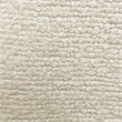 WHI Modern Fabric Round Storage Ottoman White Natural