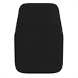 WHI Contemporary Boucle Fabric Large Ottoman Bench Black