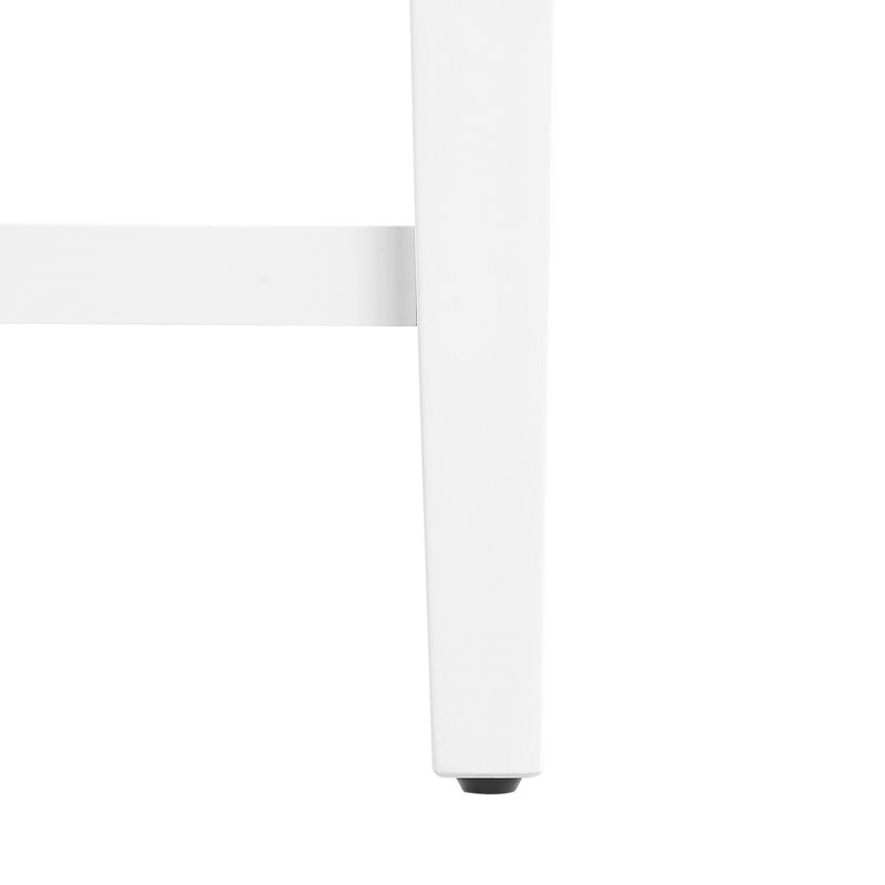 Home 2 Office 24in Walker Swivel Barstool in White