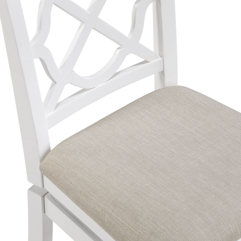Home 2 Office 24in Walker Swivel Barstool in White
