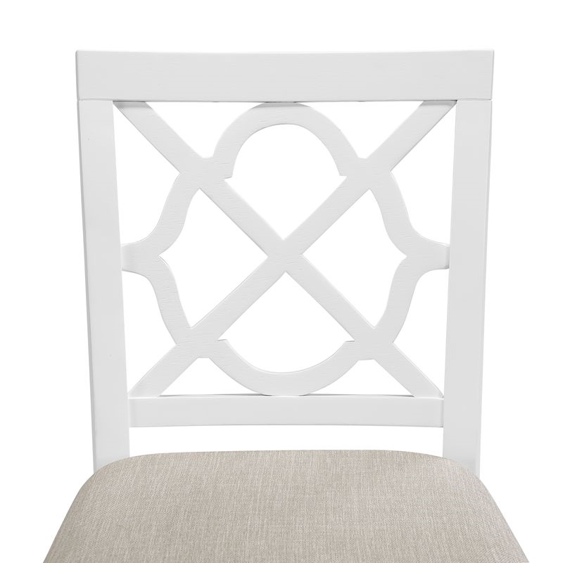 Home 2 Office 24in Walker Swivel Barstool in White