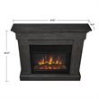 Real Flame Crawford Electric Fireplace in Gray