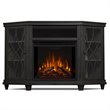 Real Flame Lynette Corner Fireplace TV Stand in Gray