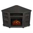 Real Flame Lynette Corner Fireplace TV Stand in Gray