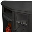 Real Flame Lynette Corner Fireplace TV Stand in Gray