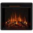 Real Flame Hollis Stainless Steel Electric Fireplace in Matte Black