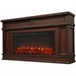 Real Flame Torrey Landscape Electric Fireplace in Dark Walnut