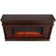 Real Flame Torrey Landscape Electric Fireplace in Dark Walnut
