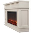 Real Flame Torrey Landscape Electric Fireplace in Bone White