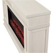 Real Flame Torrey Landscape Electric Fireplace in Bone White