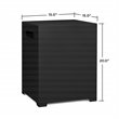 Real Flame Steel Propane Tank Cover in Black
