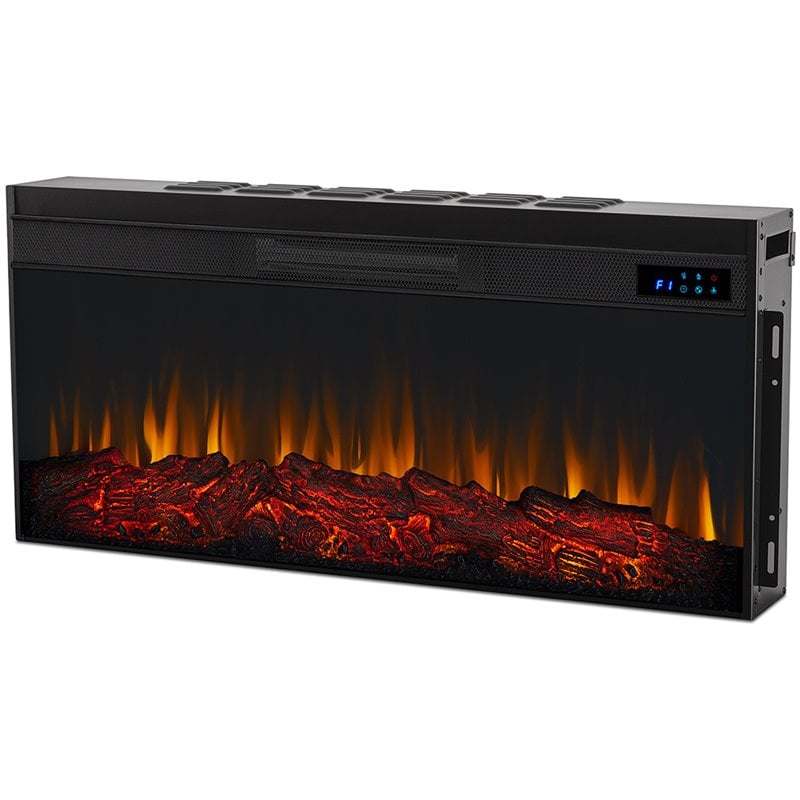 Real Flame Monte Vista Electric Fireplace Entertainment Center in White