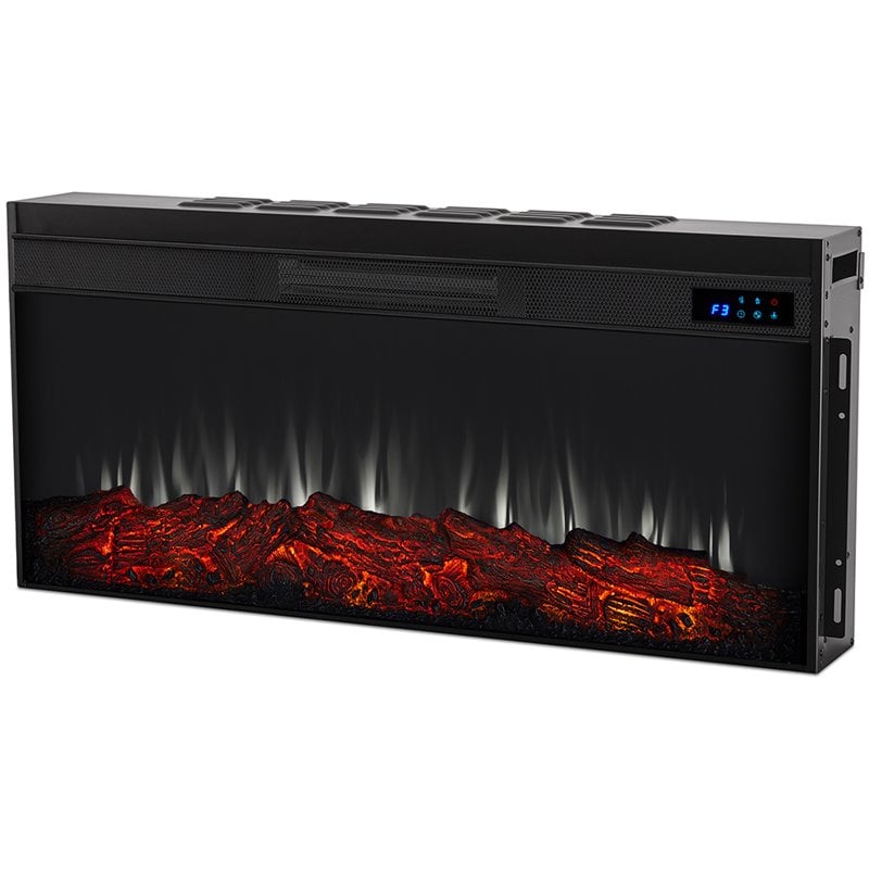 Real Flame Monte Vista Electric Fireplace Entertainment Center in White