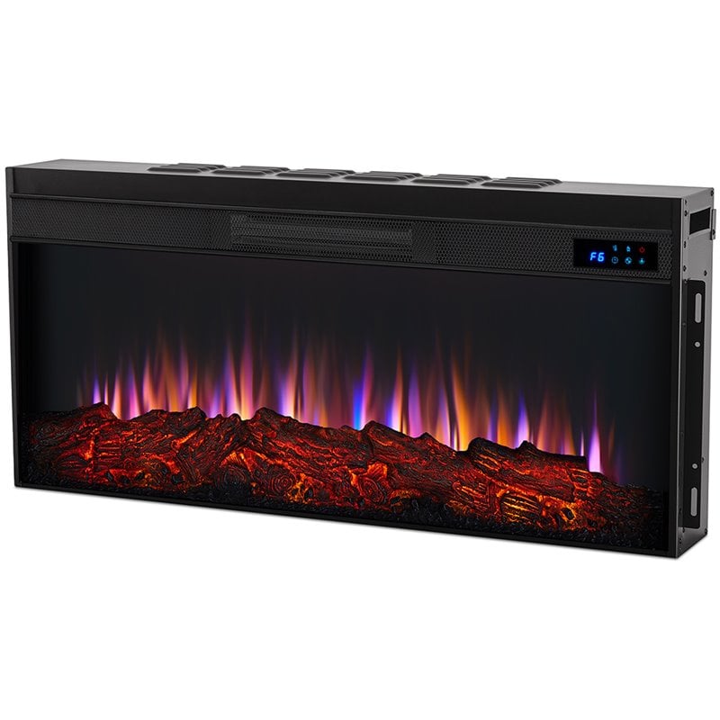 Real Flame Monte Vista Electric Fireplace Entertainment Center in White