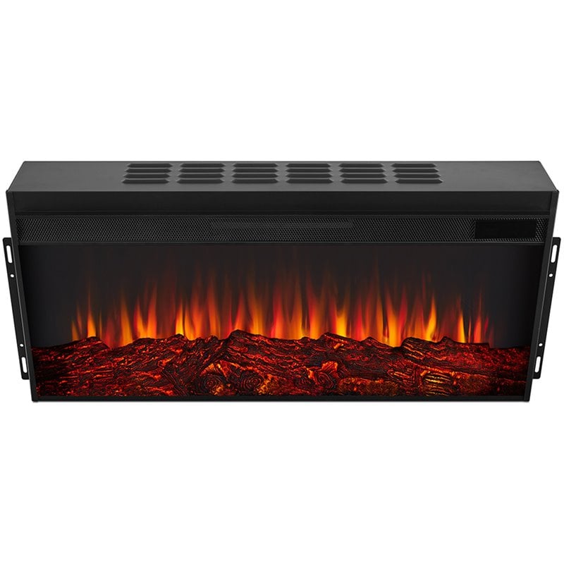 Real Flame Monte Vista Electric Fireplace Entertainment Center in White