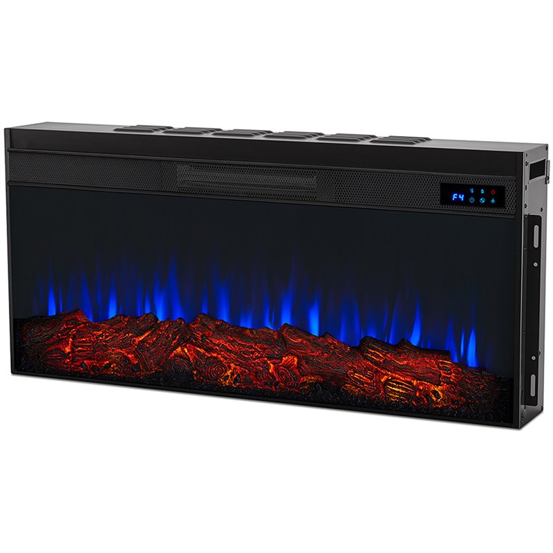 Real Flame Alcott Landscape Electric Wood Fireplace in White