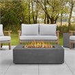 Real Flame Aegean Small Propane Fire Table with Conversion Kit in Slate