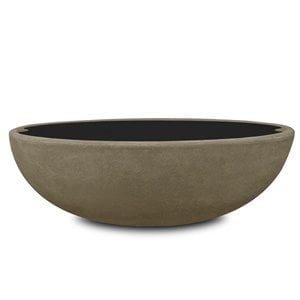 Real Flame Riverside Oval Powder Coated Steel Lid in Black