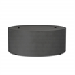 Real Flame Aegean Round Contemporary Steel Propane Fire Table in Weathered Slate