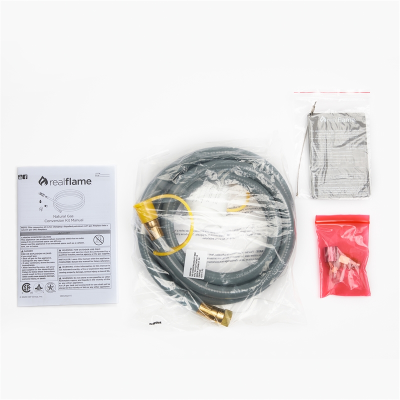 Real Flame G0004-02 Natural Gas Conversion Kit for Fire Pit