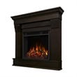 Real Flame Traditional Wood Espresso Chateau Electric Corner Fireplace